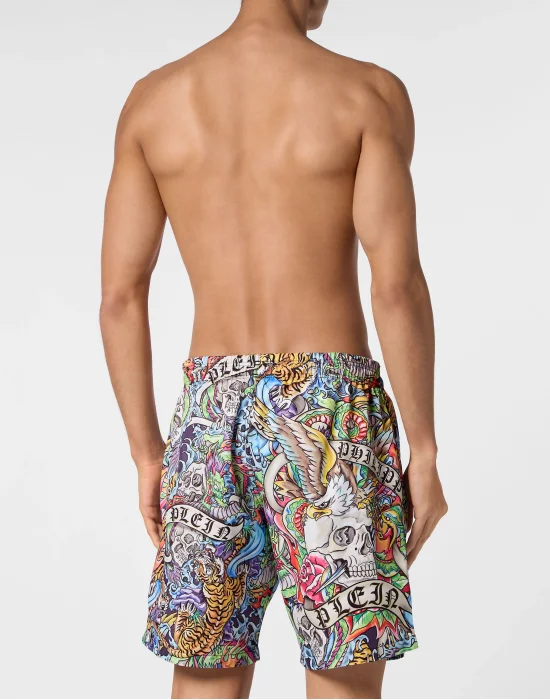 Long Swim Boxers Tattoo