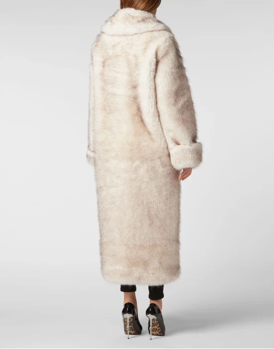 Eco Fur Maxi Coat
