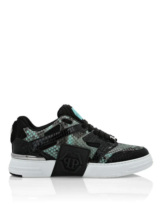 Lo-Top Python Sneakers