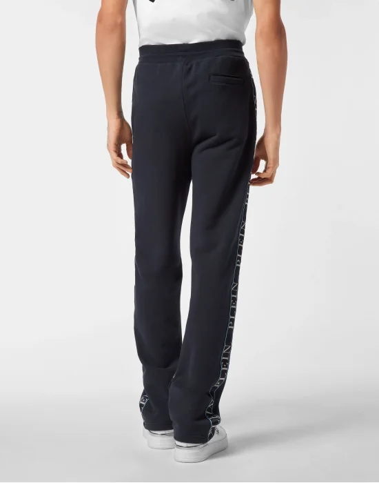 Fleece Tracksuit Pants Plein Tape