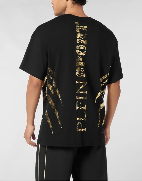 Cotton Round Neck T-Shirt Body Lines