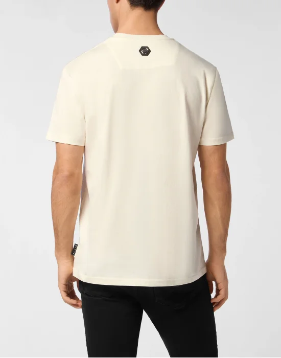 Printed Round Neck T-Shirt Skull & Bones