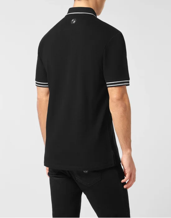 Polo T-Shirt Crystal Skull