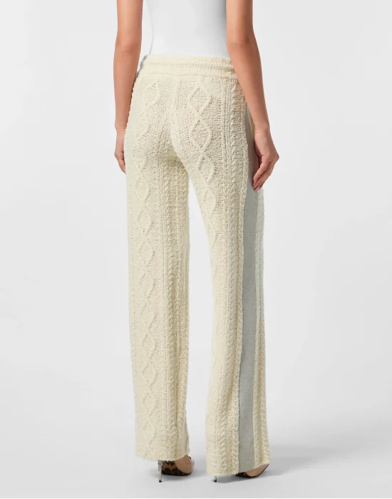 Knit Straight Joggers Signature