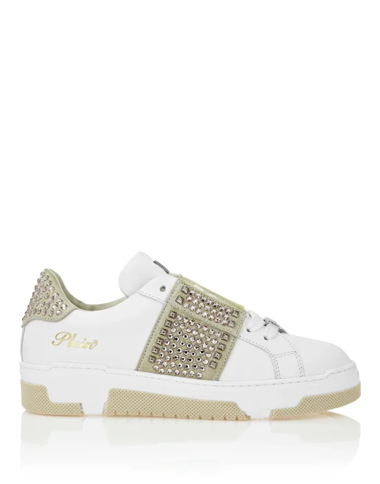 Low Top Sneakers Strass Studs