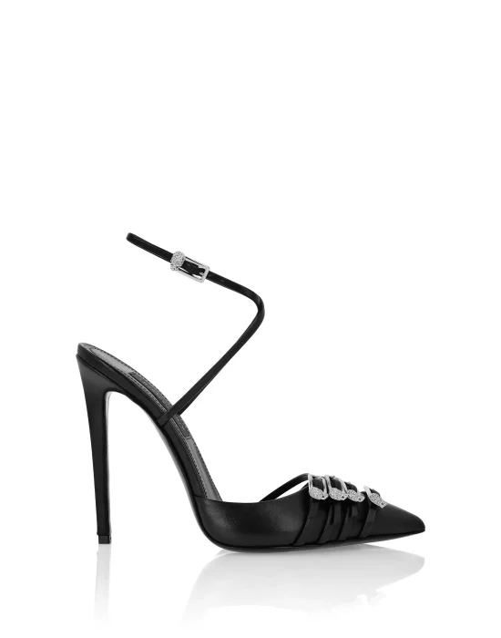 Multi-Strap Crossing High Heels 12