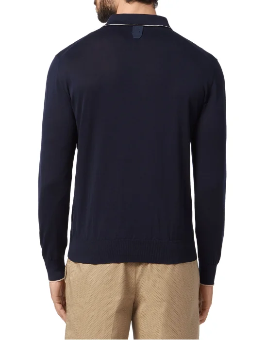 Pullover Polo-Neck LS Double B