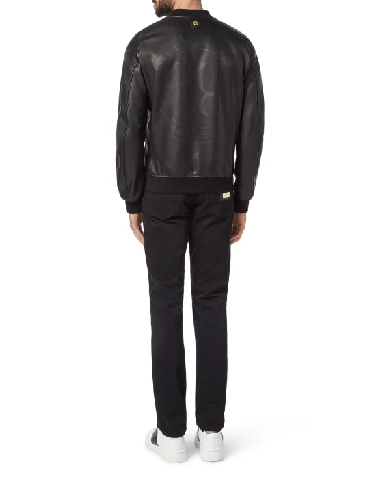 Leather Bomber Members only