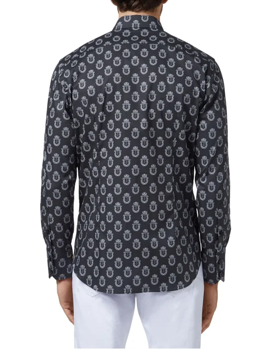 Shirt Silver Cut LS/Milano Lion
