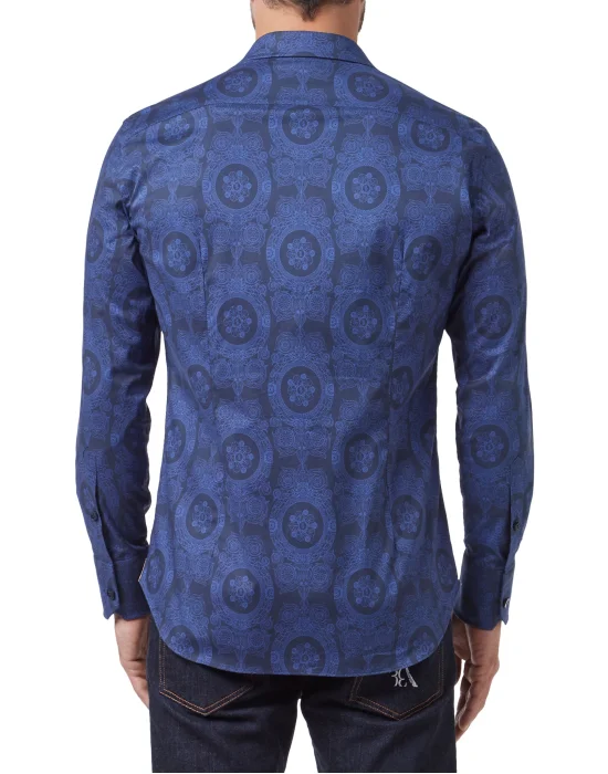 Shirt Silver Cut LS/Cristal Baroque