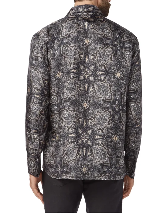 Shirt Gold Cut LS/Milano Paisley