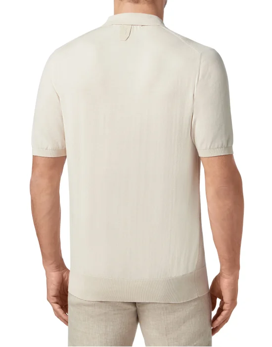 Pullover zip mock SS Crest