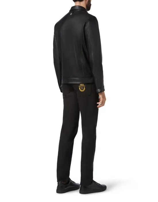 Leather Bomber Crest