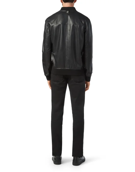 Leather Bomber Crest