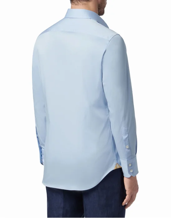 Shirt Silver Cut LS/Milano Crest