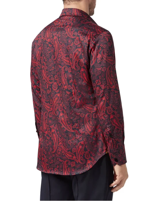 Shirt Silver Cut LS/Milano Paisley