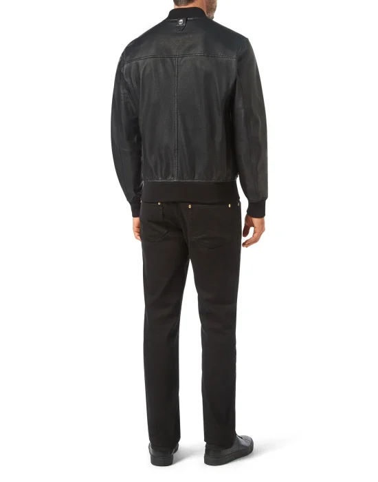 Leather Bomber Crest