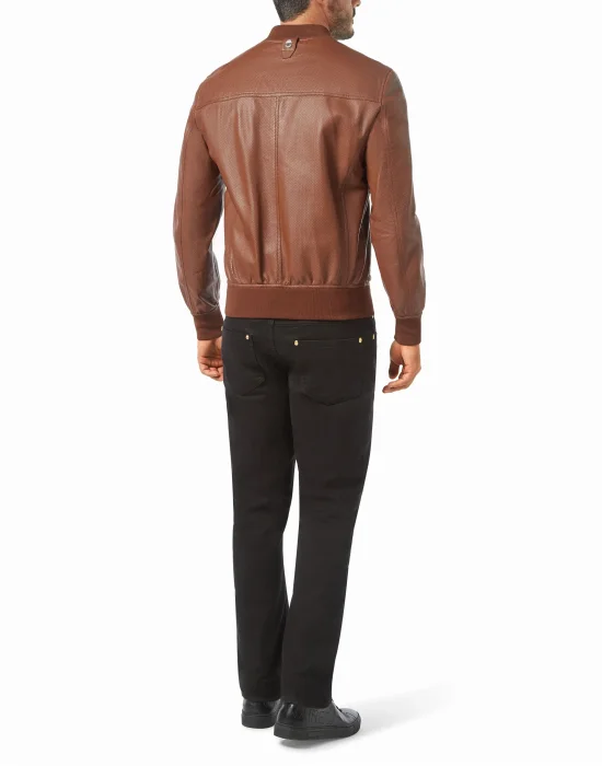 Leather Bomber Crest