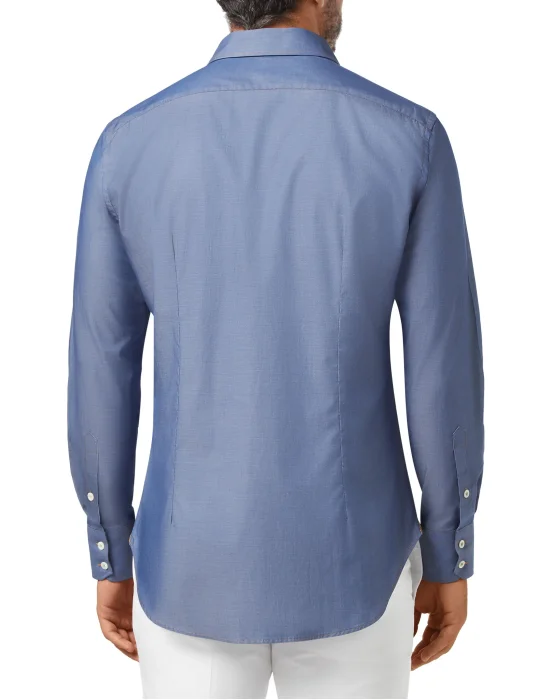 Shirt Silver Cut LS/Milano Crest