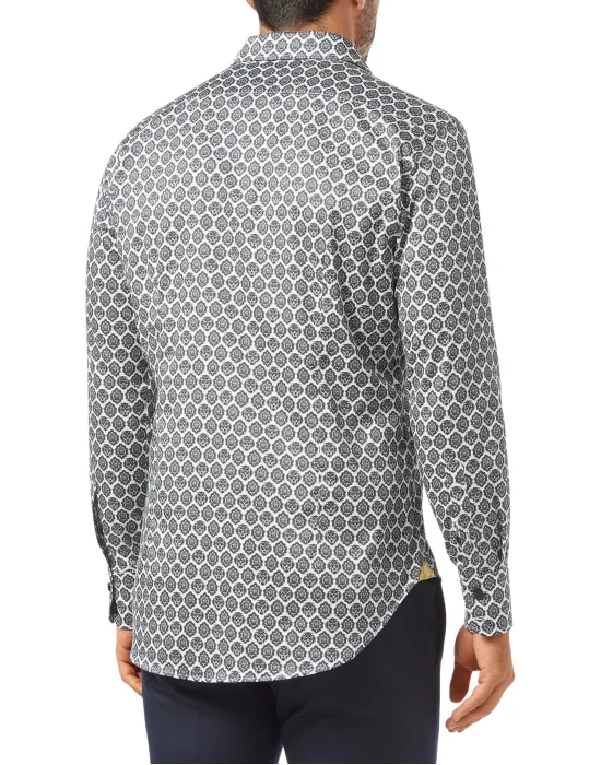 Shirt Silver Cut LS/Flavio Lion