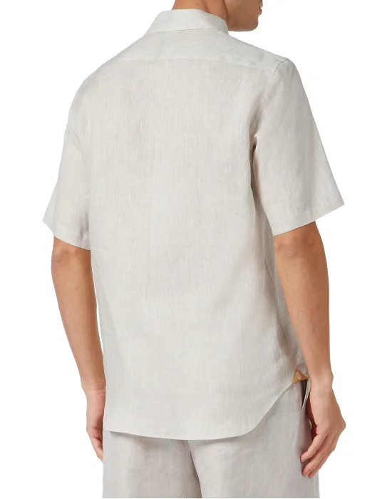 Linen Shirt Silver Cut LS