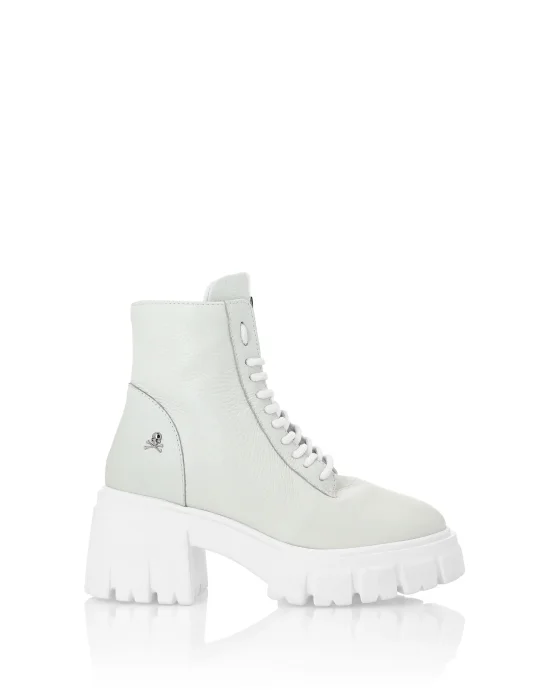 Leather Boots  with shearling inside Iconic Plein
