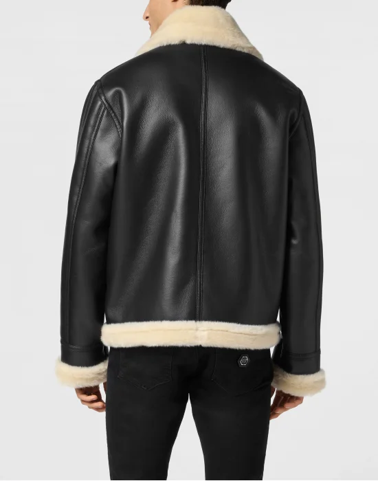 Oversize Eco Shearling Jacket