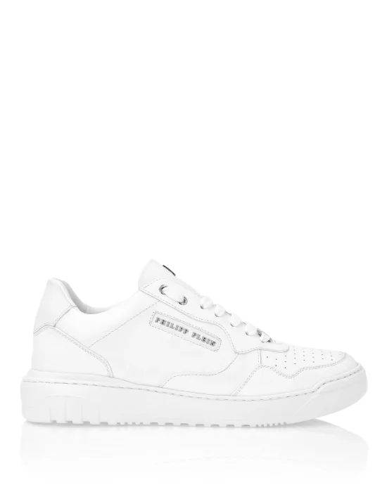 Nappa Leather Low Top Sneakers Lettering