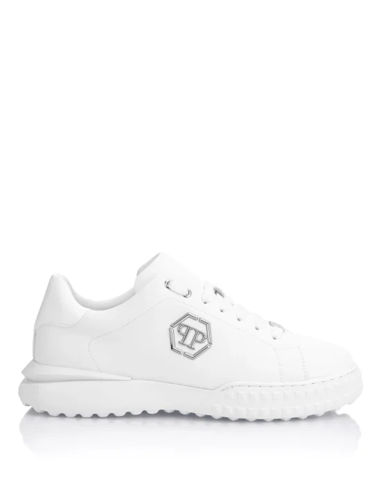 Nappa Leather Low-Top Sneakers Hexagon