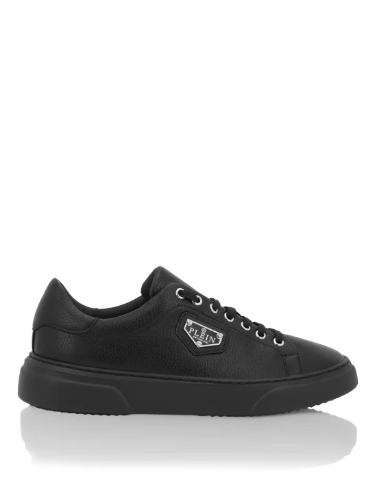 Leather Lo-Top Sneakers Iconic Plein