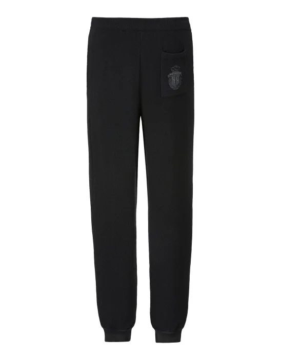 Knit Jogging Trousers Crest
