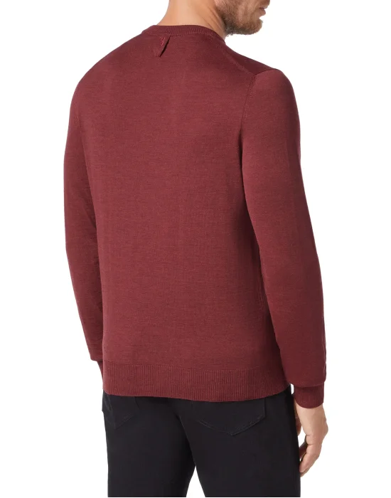 Pullover Round Neck LS Crest