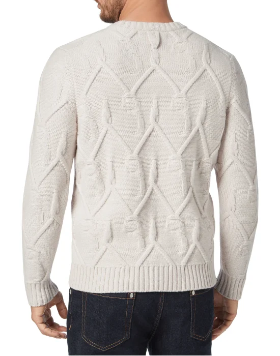 Pullover Round Neck LS Braid