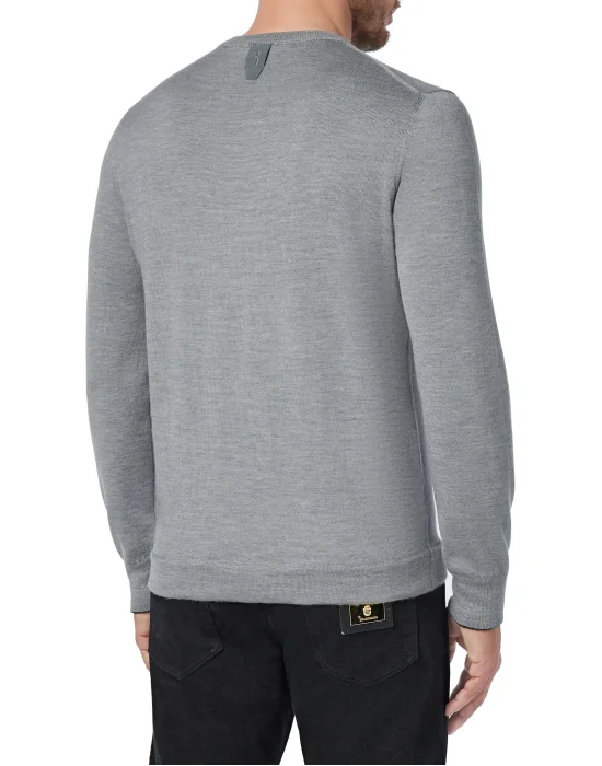 Pullover Round Neck LS Stripes
