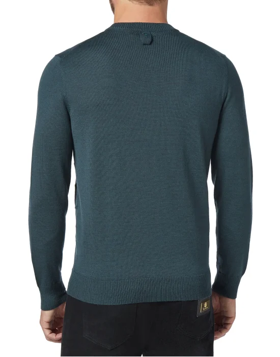 Pullover Round Neck LS Logos