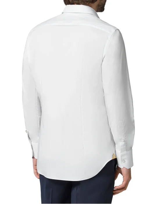 Shirt Silver Cut LS/Milano Crest