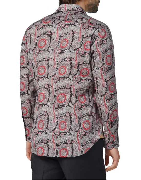 Shirt Gold Cut LS/Milano Paisley