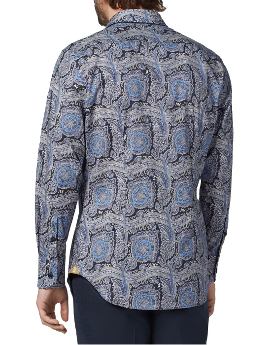 Shirt Gold Cut LS/Milano Paisley