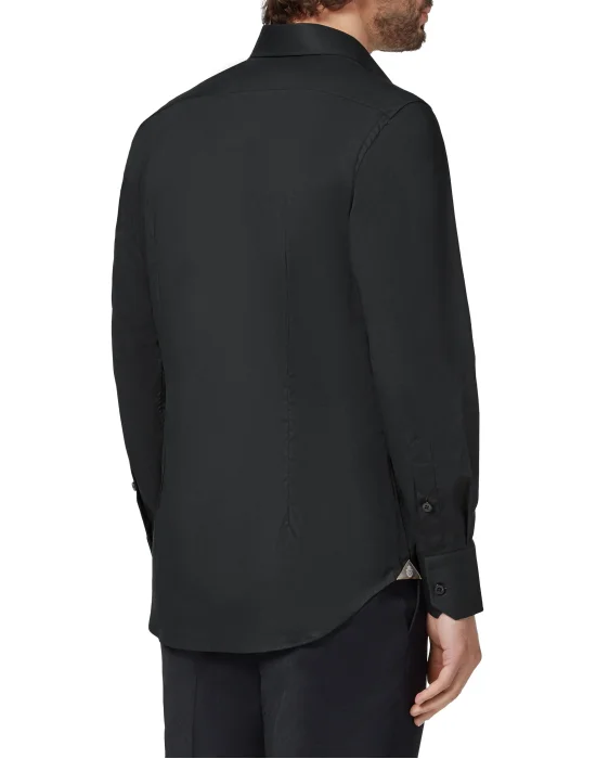 Shirt Silver Cut LS/Milano Crest