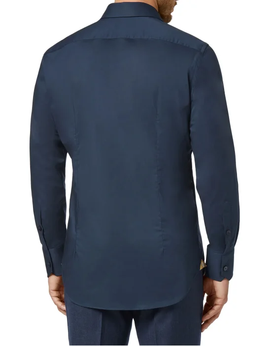 Shirt Silver Cut LS/Milano Crest