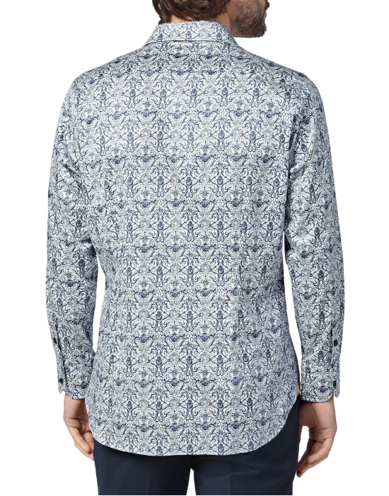 Shirt Silver Cut LS Crest