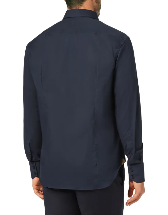 Shirt Gold Cut LS/Milano Crest