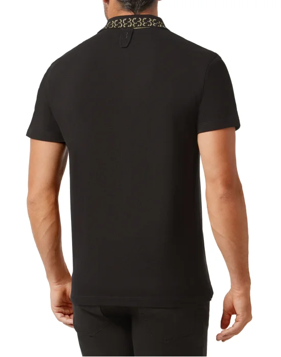 Polo shirt SS Jacquard Double B