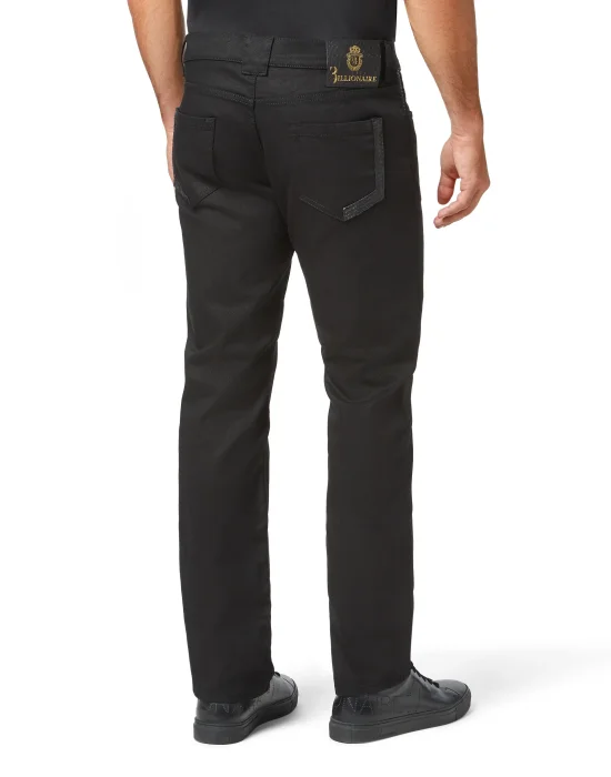 Denim Super Straight Cut elaphe insert Luxury