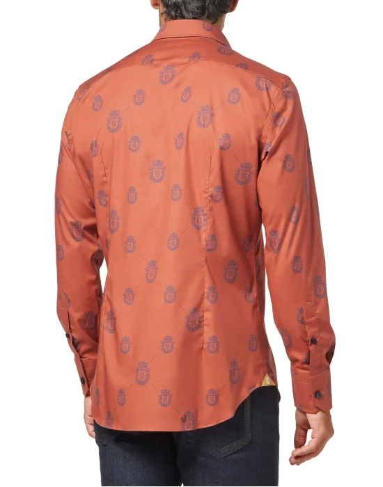 Shirt Silver Cut LS Crest