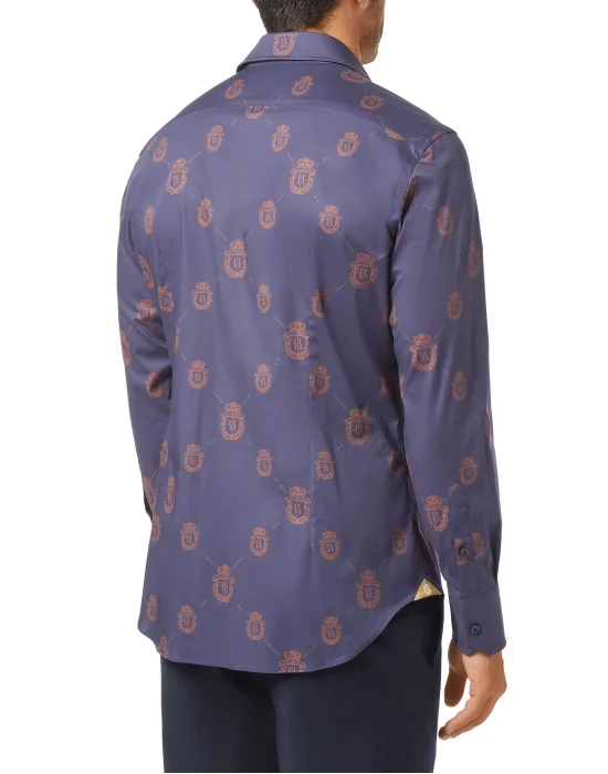 Shirt Silver Cut LS Crest