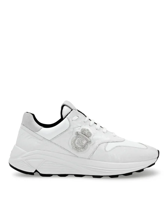 Python Leather Runner Wolf