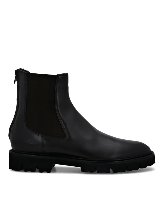 Leather Boots Low Flat Iconic