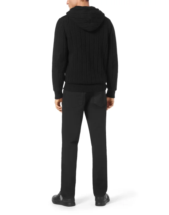 Wool Knit hoodie