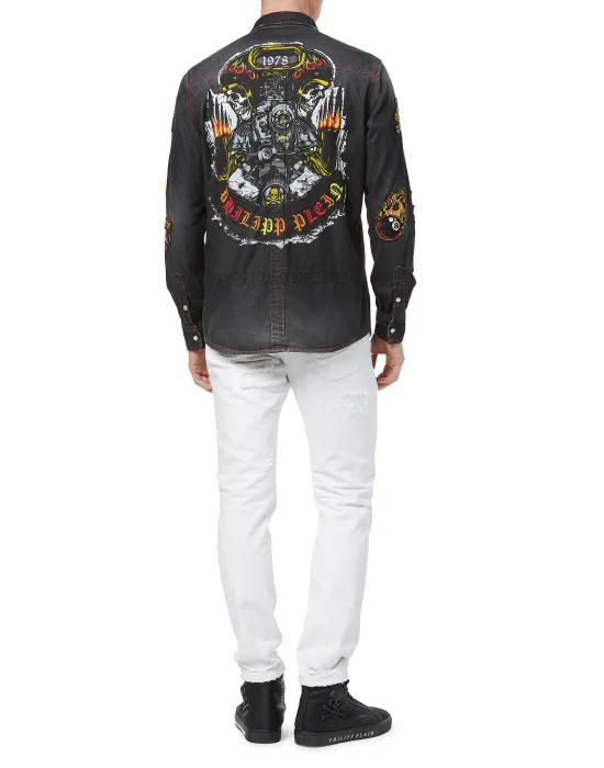 Denim Shirt Ls "GT"